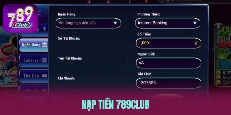 Nạp Tiền 789CLUB